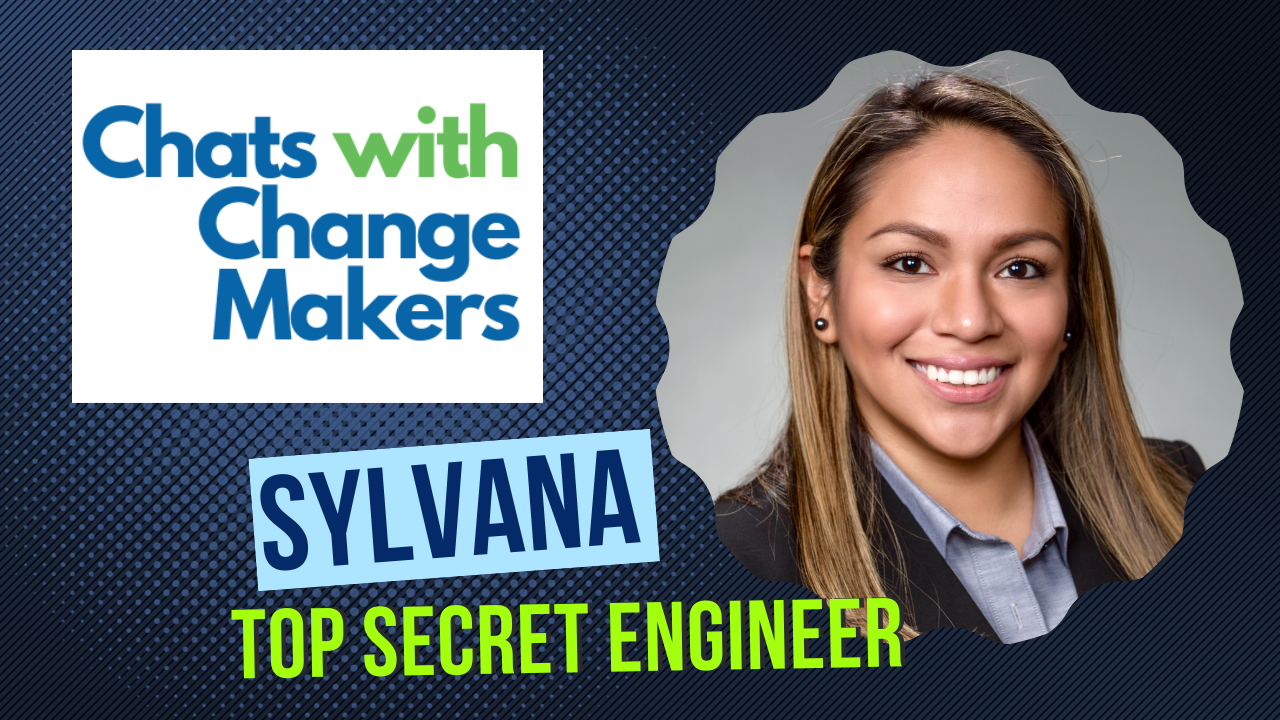 Graphic featuring headshot of ExxonMobil engineer Sylvana Azana