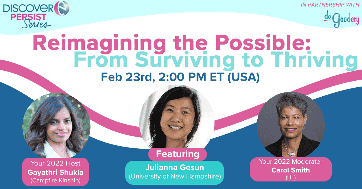 From Thriving to Surviving Persist Series Social Media Graphic for Feb 20222 Session