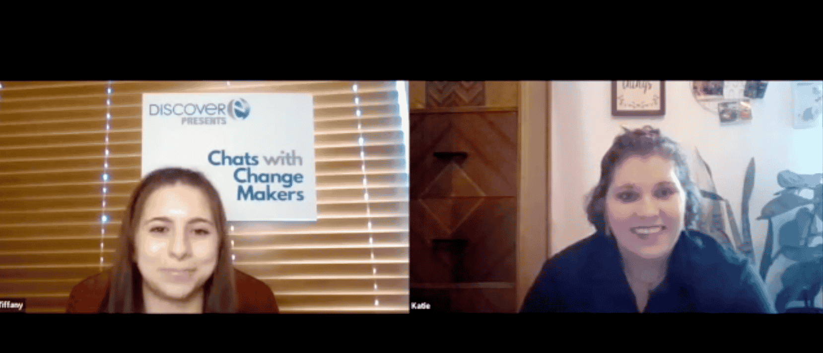 Tiffany chas with Katie Kelly, Bridge Design Engineer and ASCE member