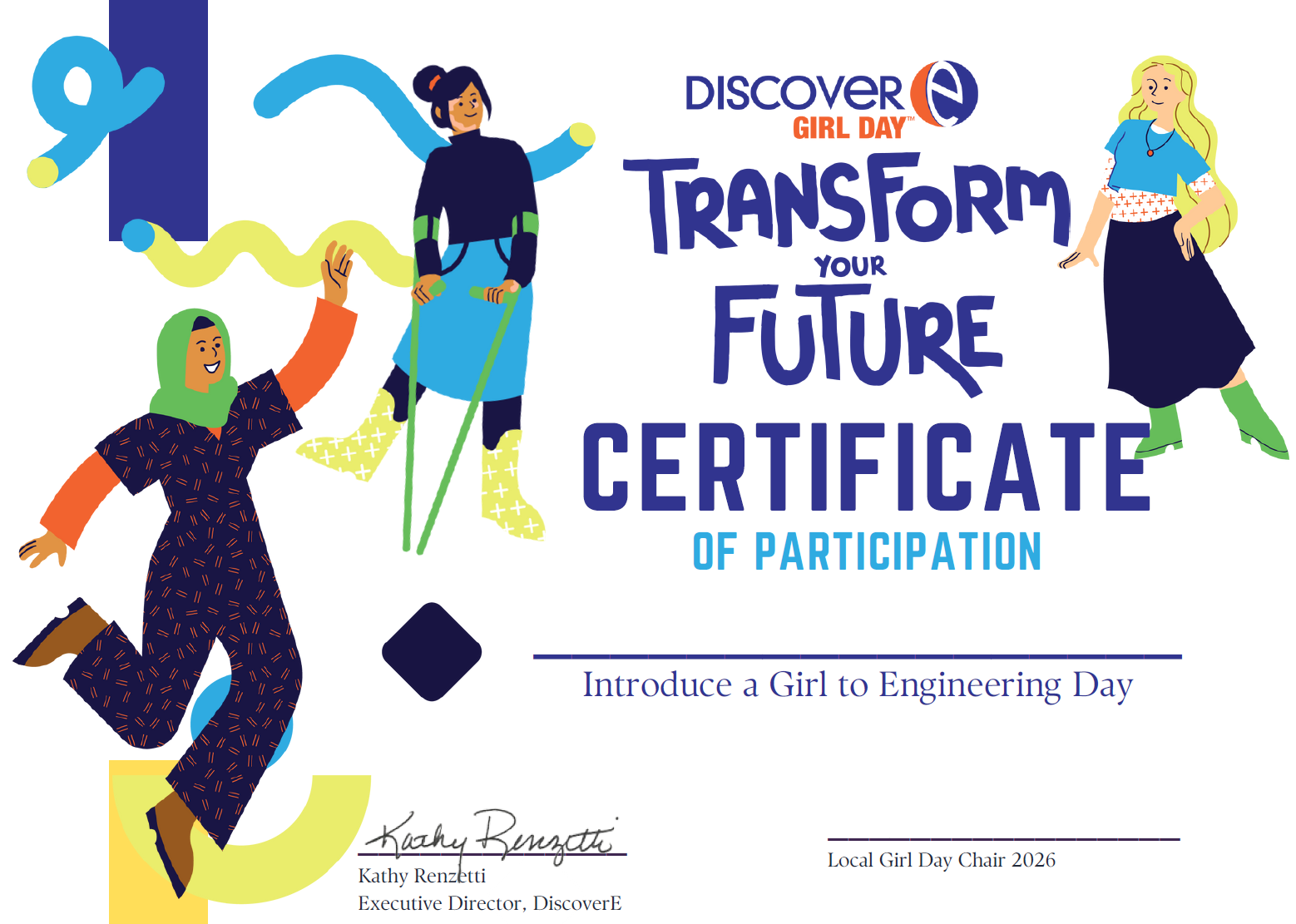 Girl Day 2024 Certificate