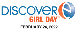 DiscoverE Girl Day Logo Horizontal