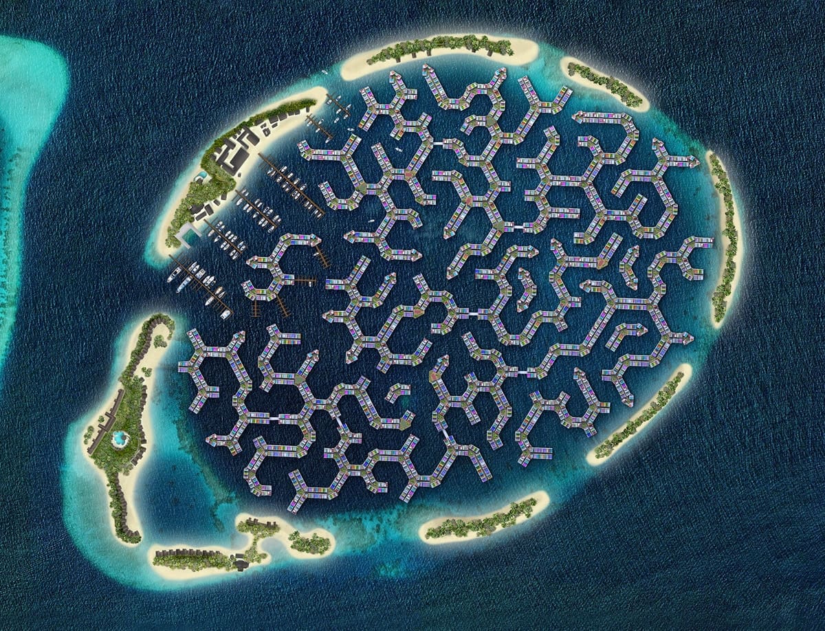 Maldives floating City concept image