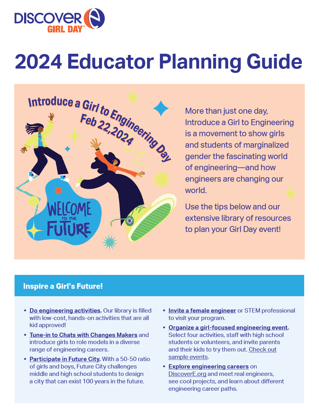 Girl Day 2024 Educator Planning Guide