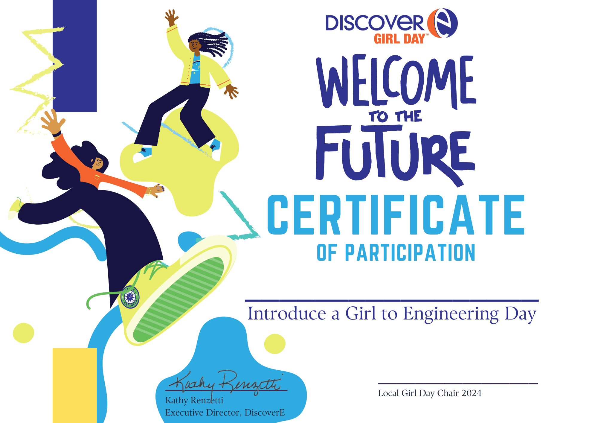 Girl Day 2024 Certificate