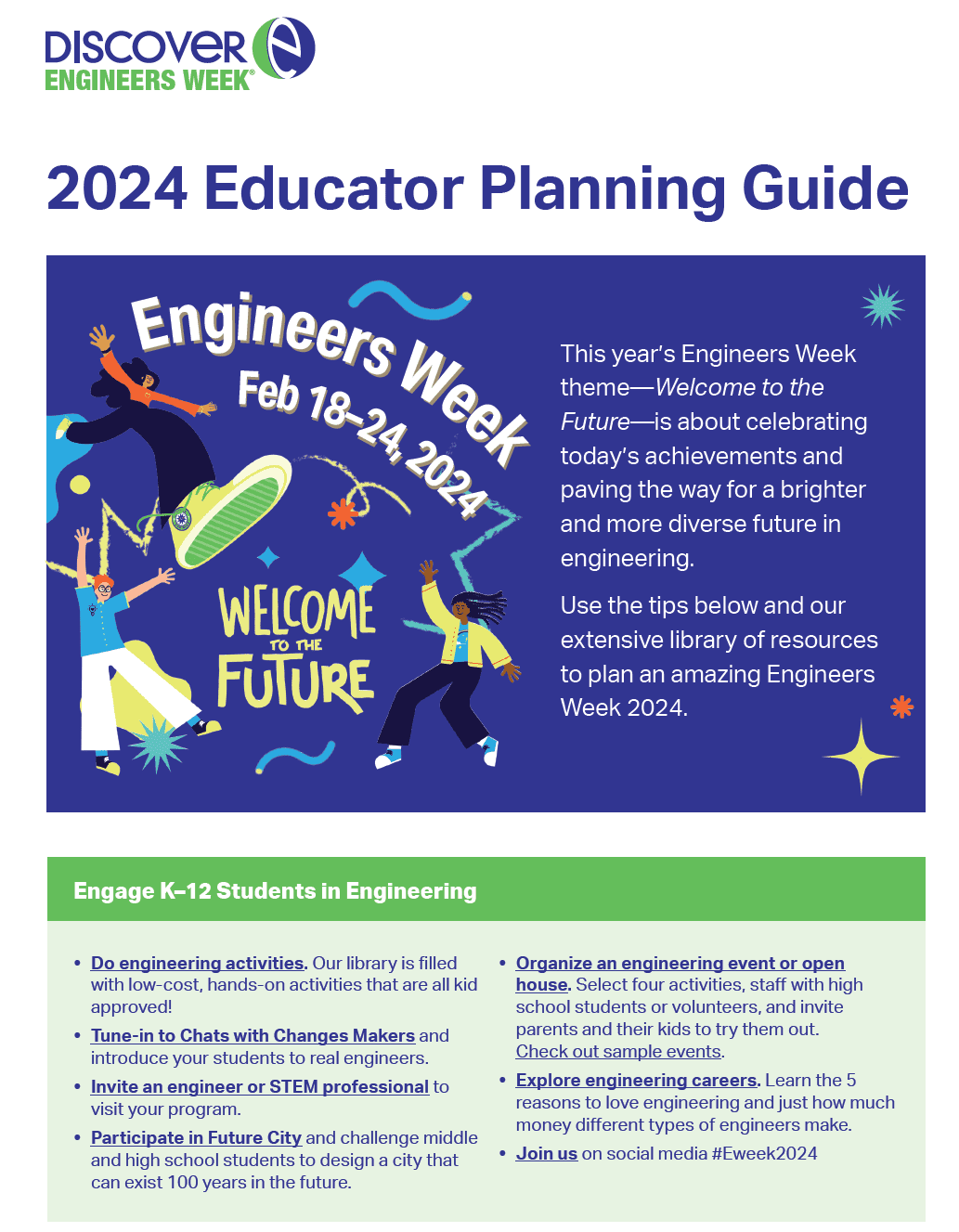 Engineers Week 2024 Educator Planning Guide