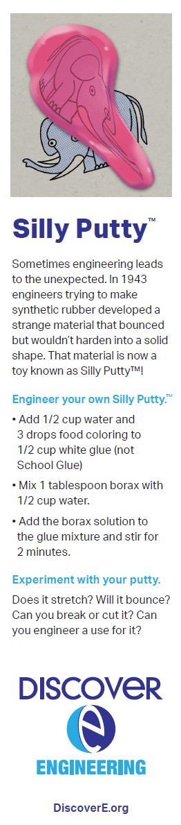 Silly Putty Bookmark (English)